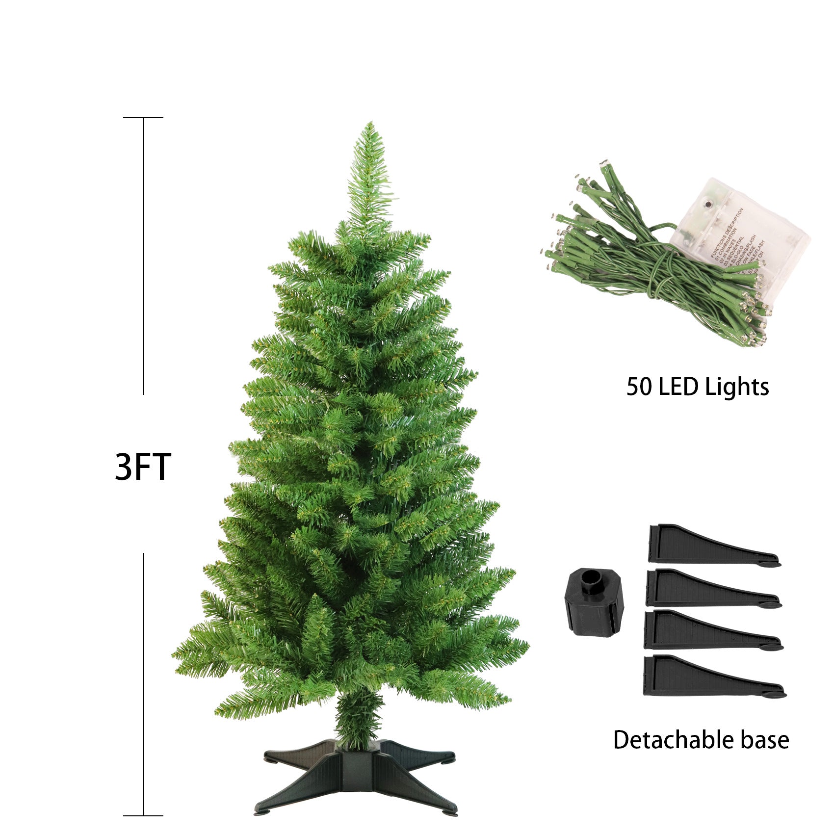 Premium PVC Christmas Tree with Dense Branches