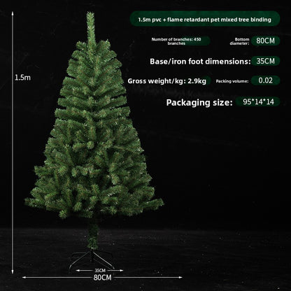 Premium PVC Christmas Tree with Dense Branches