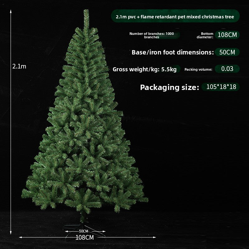 Premium PVC Christmas Tree with Dense Branches
