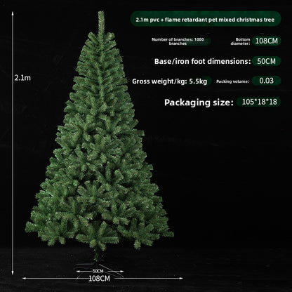 Premium PVC Christmas Tree with Dense Branches