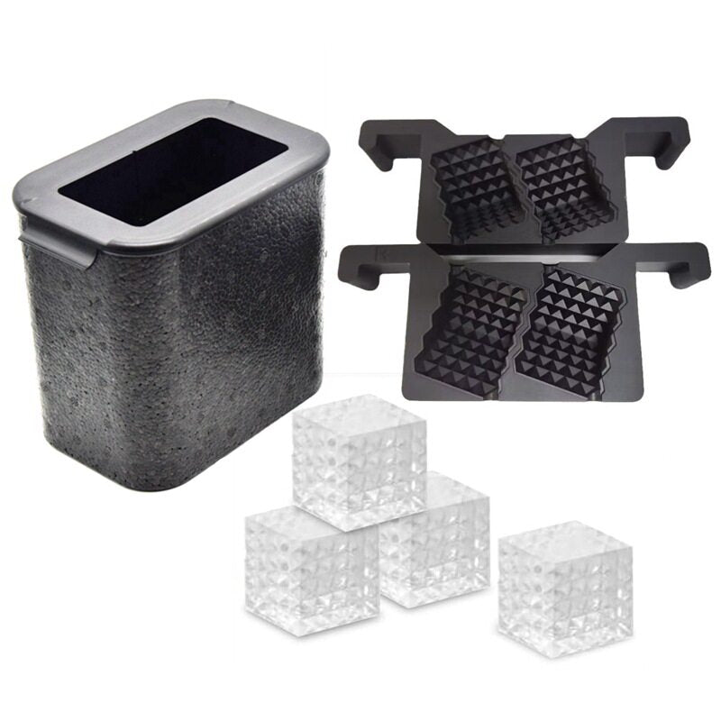 Premium Silicone Ice Cube Mold Set