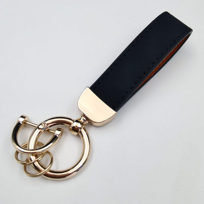 Premium Suede Keychain with Metal Hardware