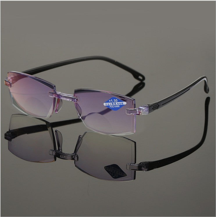 Presbyopia glasses with blue light protection