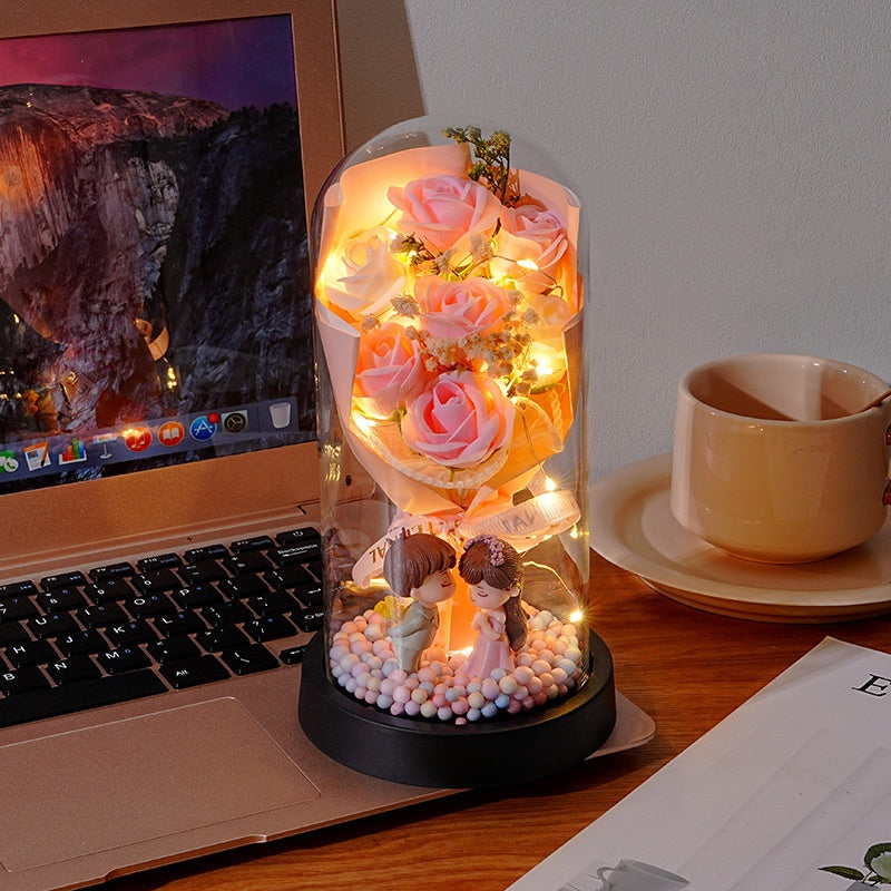 Preserved flower bouquet