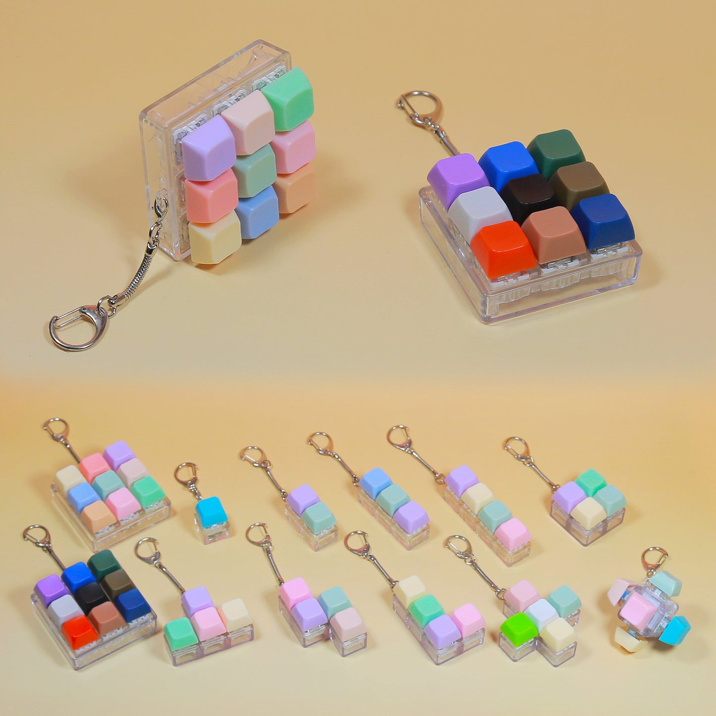 Press Button Keychain