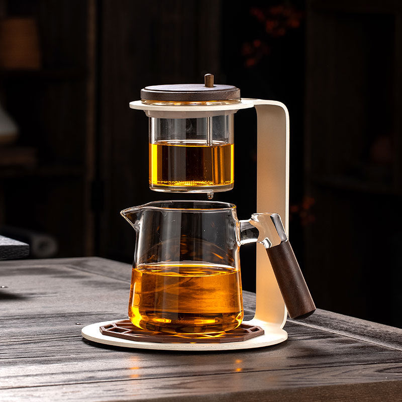 Press Glass Teapot with Floating Filter