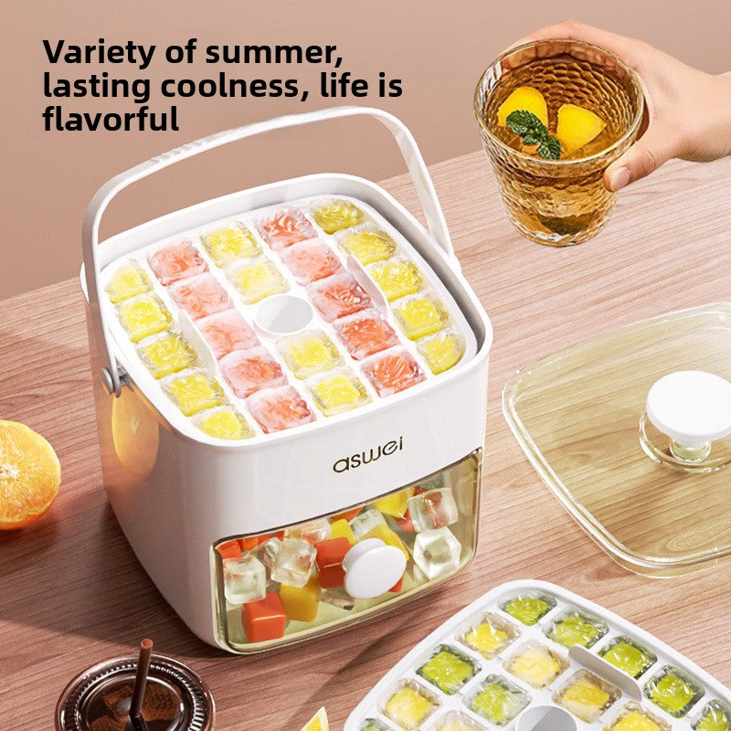 Press Ice Tray Ice Cube Mold
