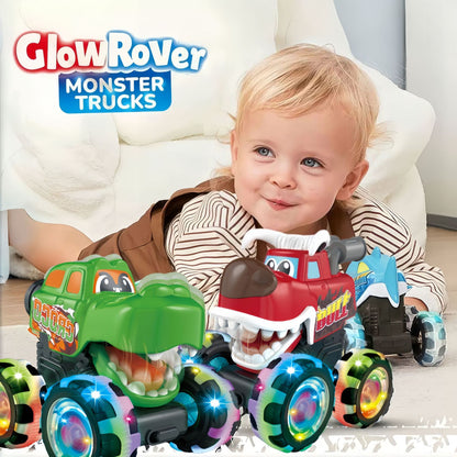 Press light toy car