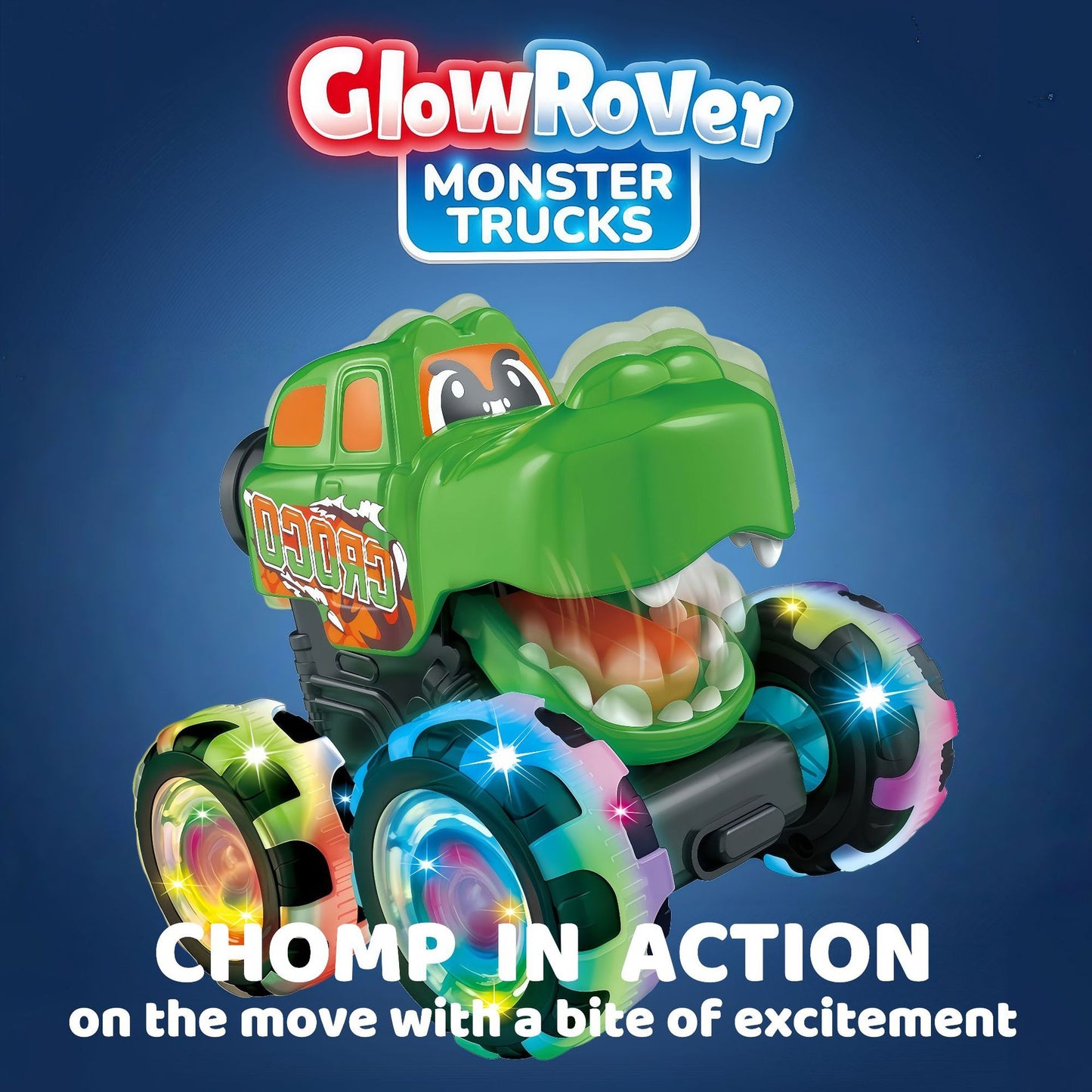 Press light toy car