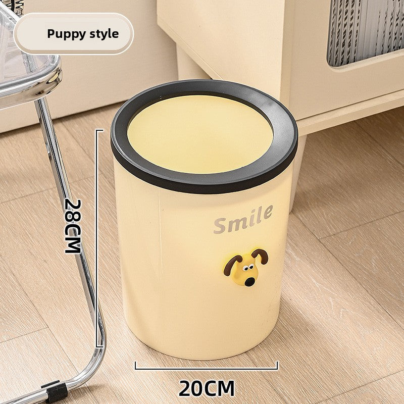 Press Ring Style Household Trash Bin