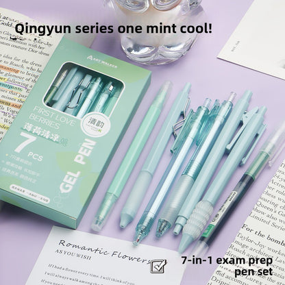 Press the gel pen