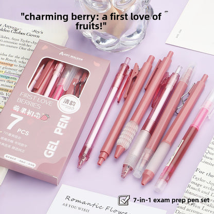Press the gel pen
