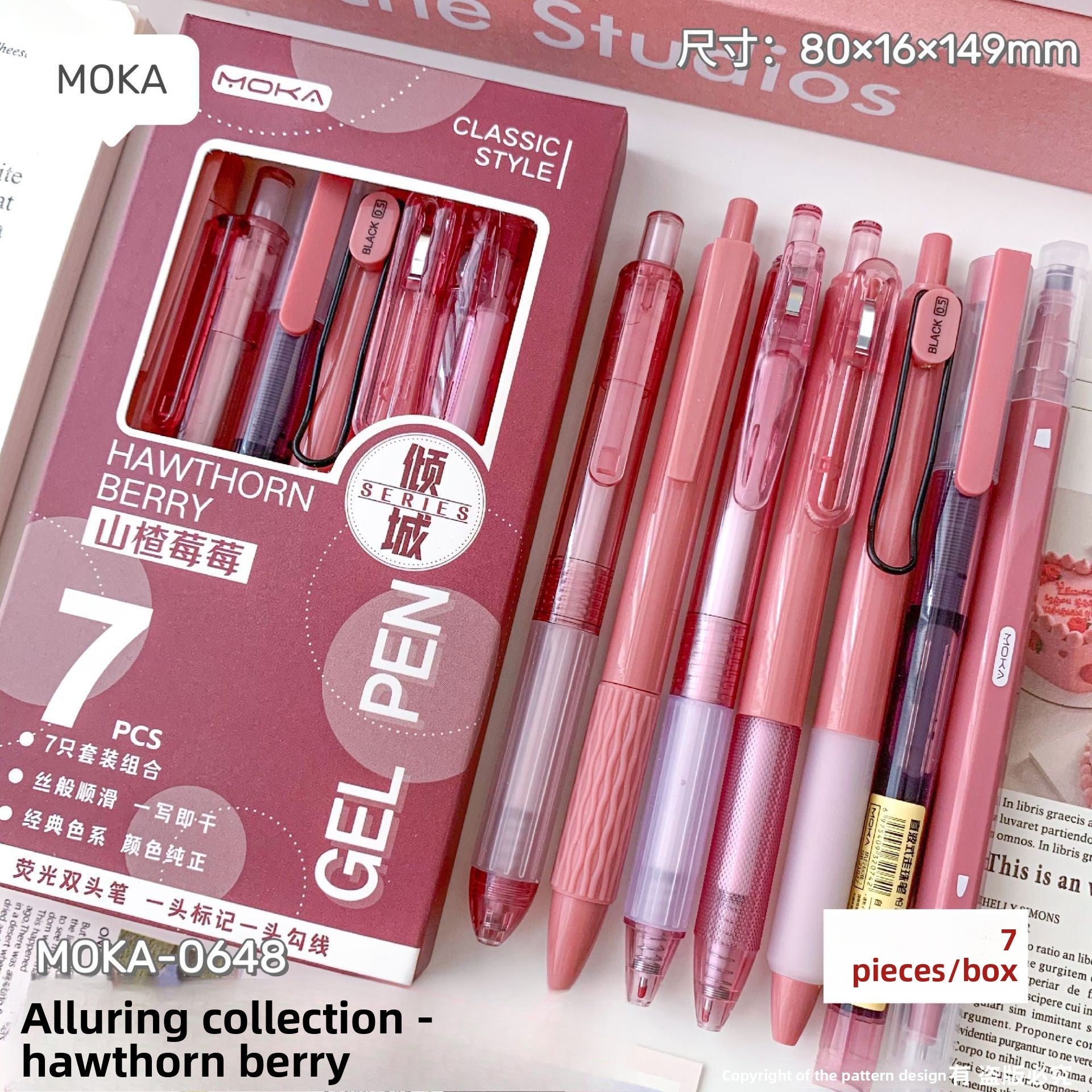 Press the gel pen