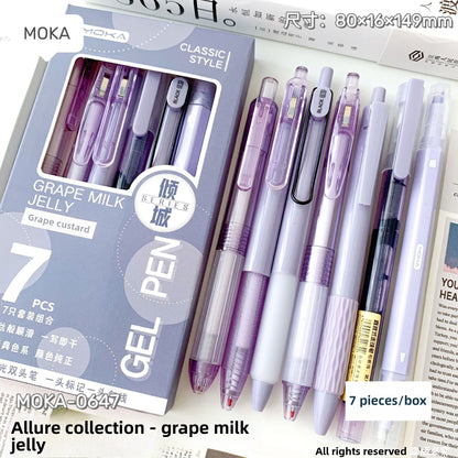 Press the gel pen
