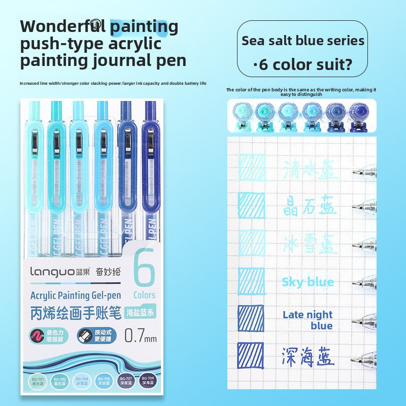 Press the journal pen