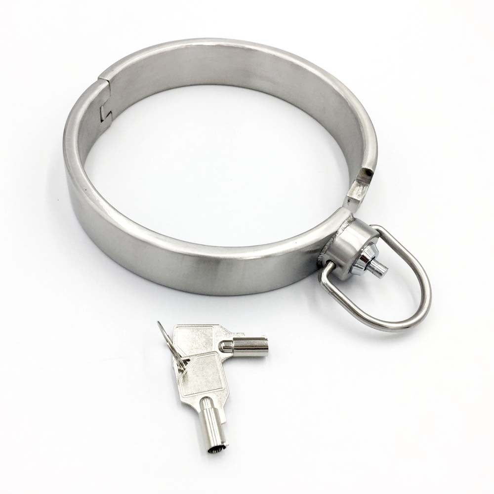 Press the lock collar