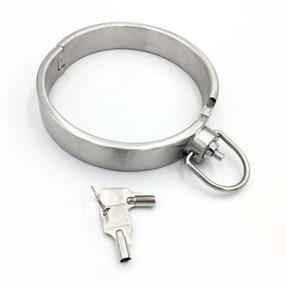 Press the lock collar
