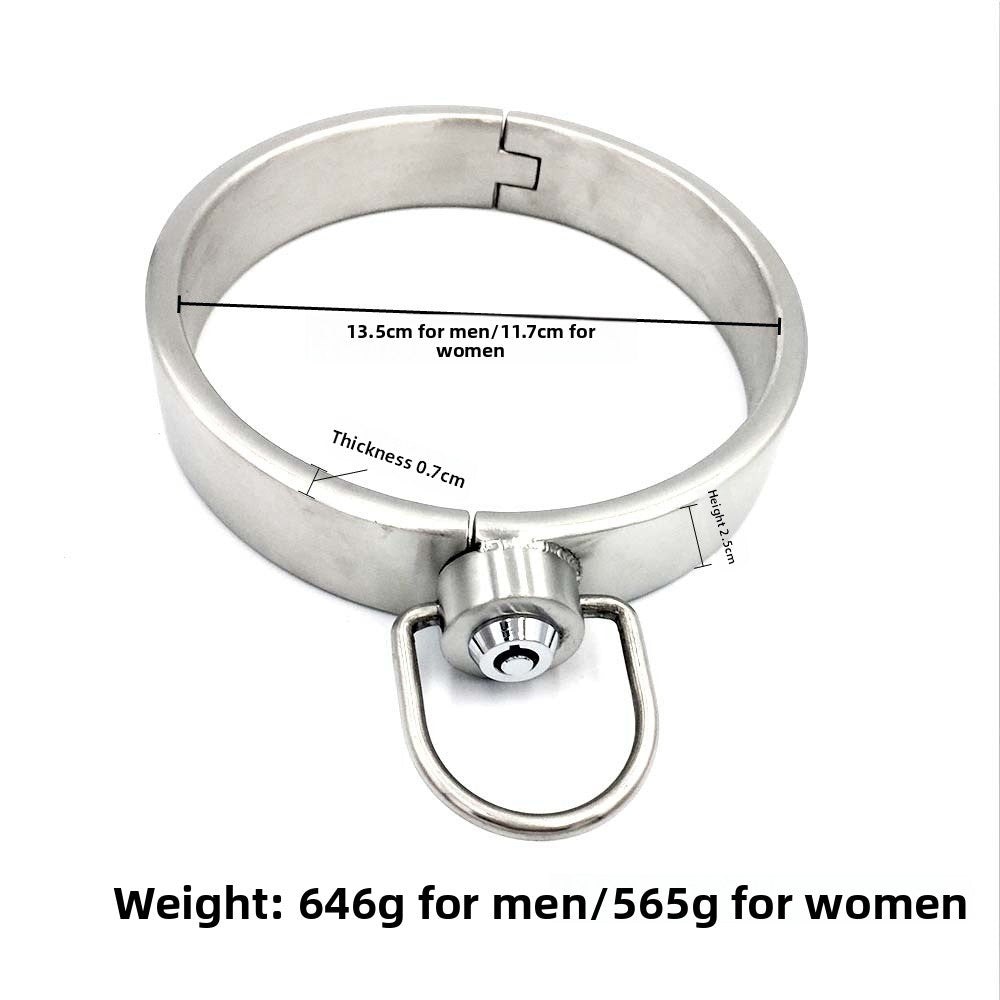 Press the lock collar