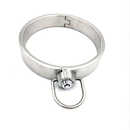 Press the lock collar