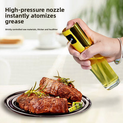 Press-Type Glass Oil Spray Bottle
