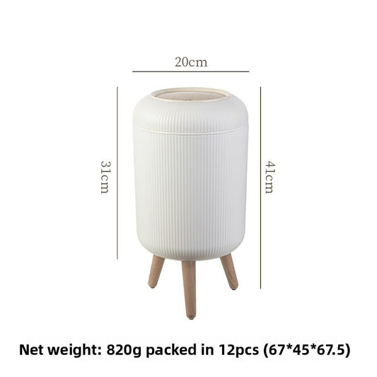 Press-Type Household Trash Can with Lid