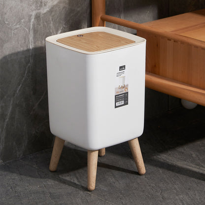 Press-Type Household Trash Can with Lid