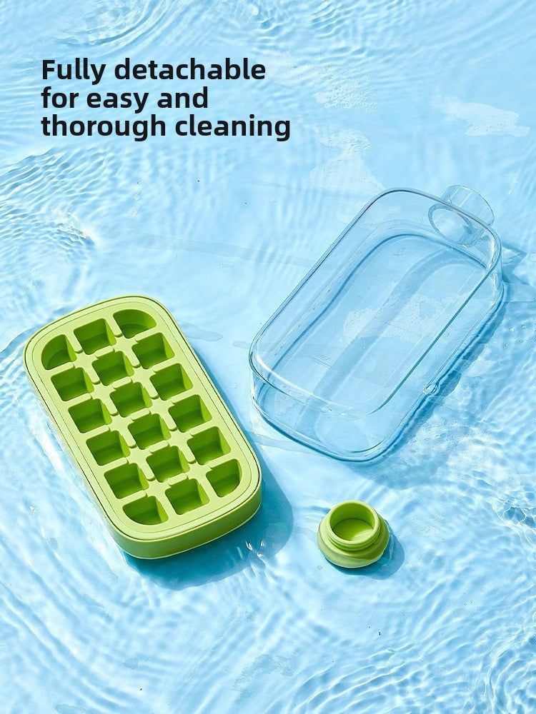 Press-Type Ice Tray Water Bottle