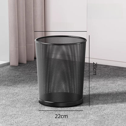 Press-Type Trash Can with Lid for Home