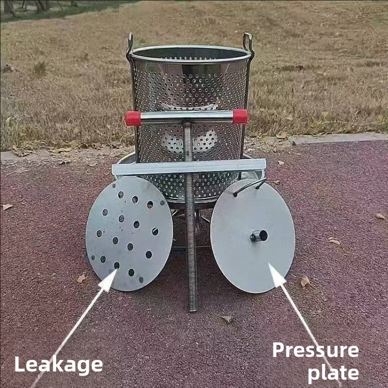Pressing honey extraction machine