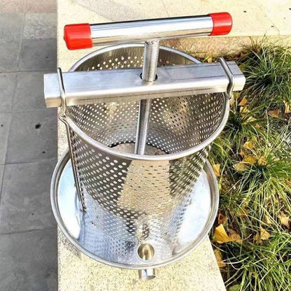 Pressing honey extraction machine