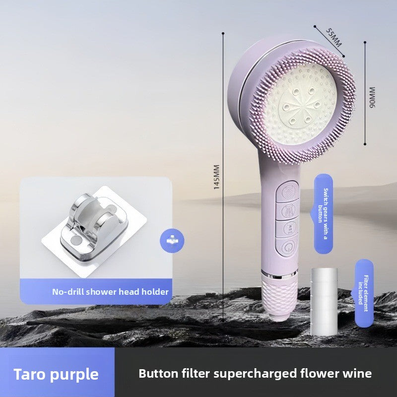 Pressure-enhanced handheld shower kit
