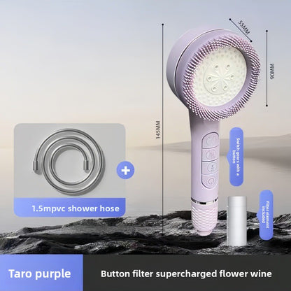 Pressure-enhanced handheld shower kit