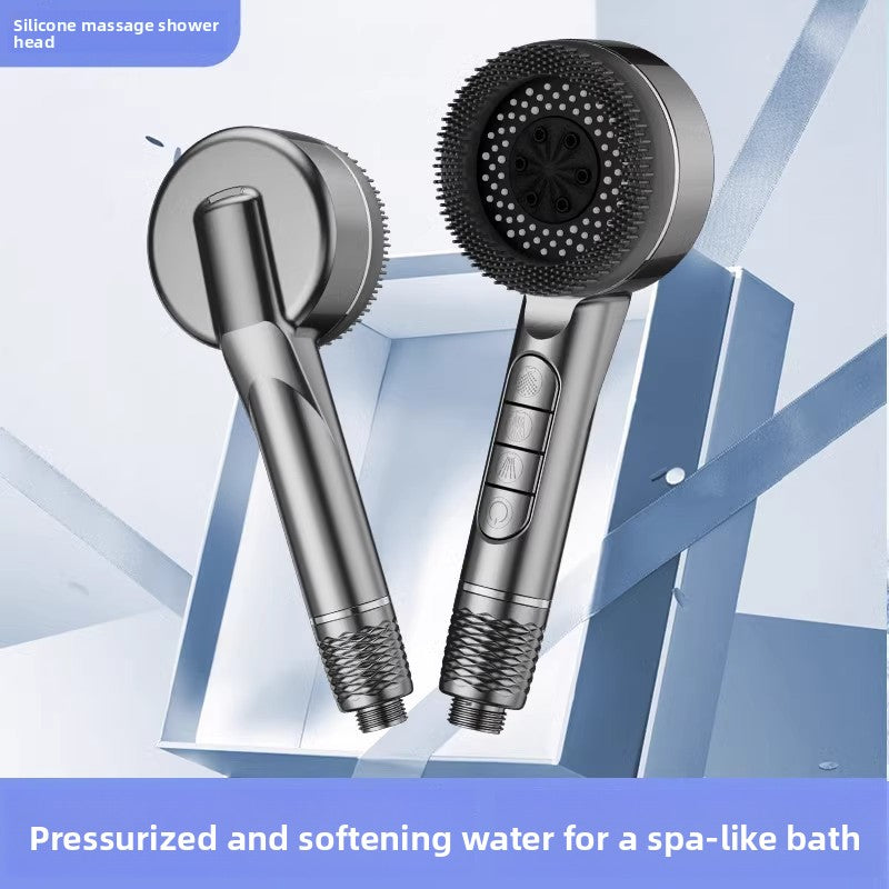 Pressure-enhanced handheld shower kit