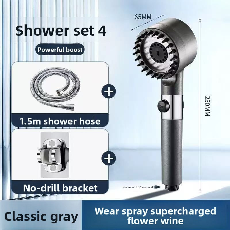 Pressurized Filter Shower Head with Thermostatic Control