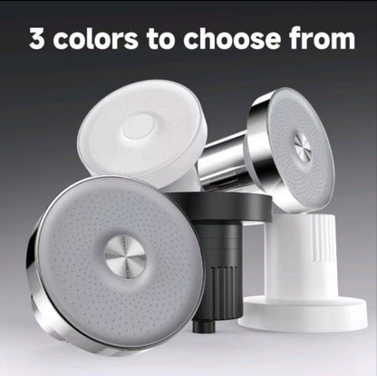Pressurized Filter Shower Head with Top Spray