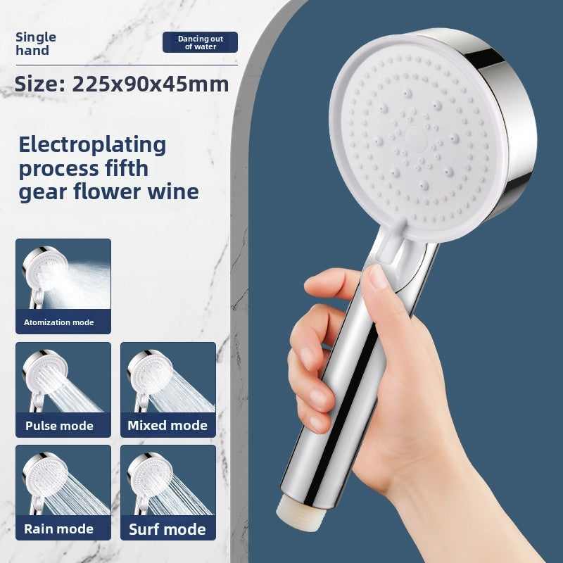 Pressurized Shower Head Set with Adjustable Spray Modes