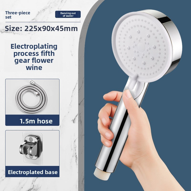 Pressurized Shower Head Set with Adjustable Spray Modes