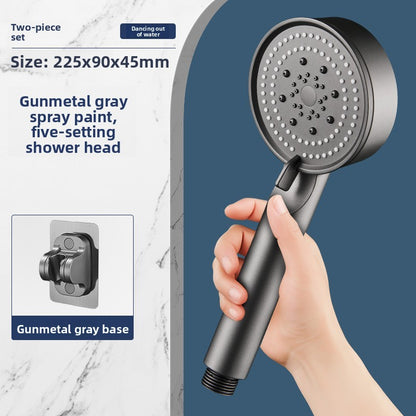 Pressurized Shower Head Set with Adjustable Spray Modes