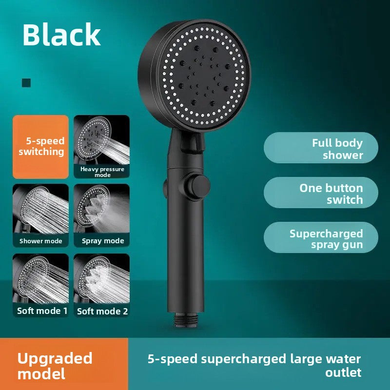 Pressurized Shower Head Set with Adjustable Spray Modes