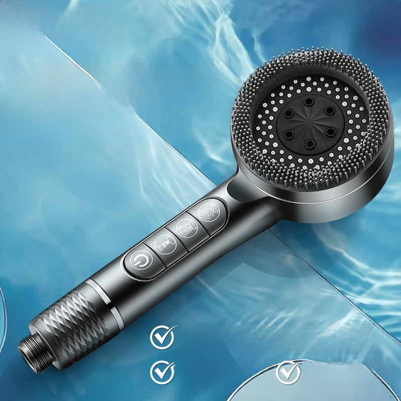 Pressurized Shower Head with Multiple Spray Modes