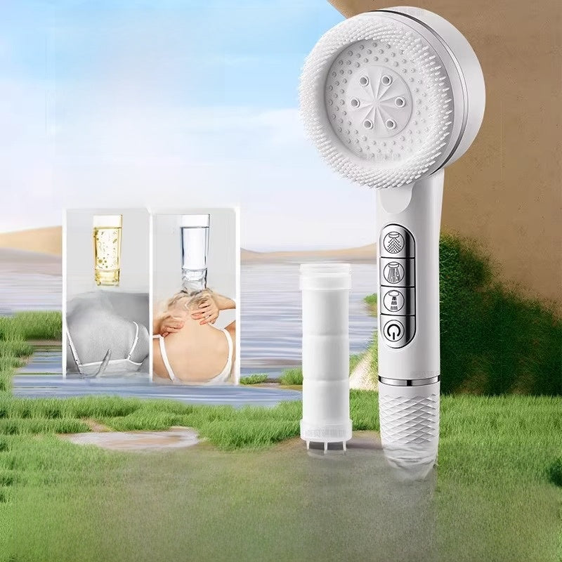 Pressurized Shower Head with Multiple Spray Modes