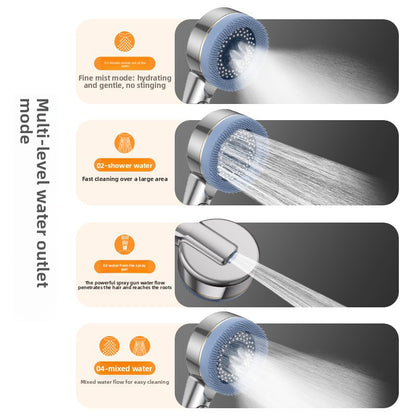 Pressurized shower nozzle
