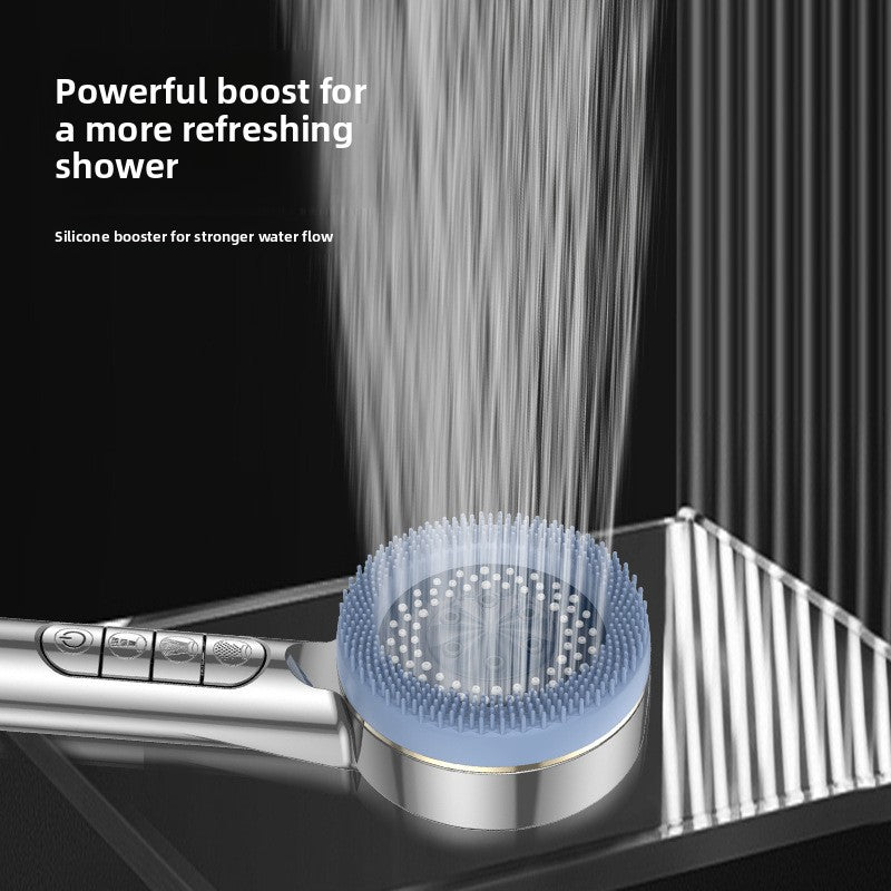 Pressurized shower nozzle