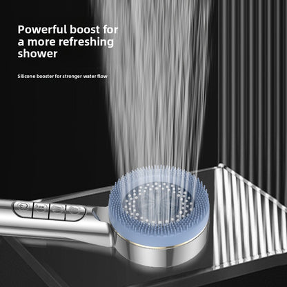 Pressurized shower nozzle
