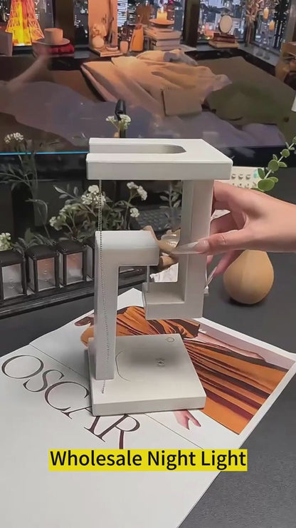 Smartphone Wireless Charging Suspension Balance Lamp for Home