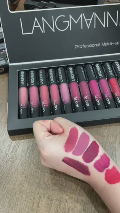 Long-Lasting Waterproof Matte Velvet Lipstick Set for Women
