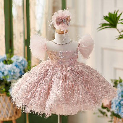 Princess Dress for Girls Birthday Performance