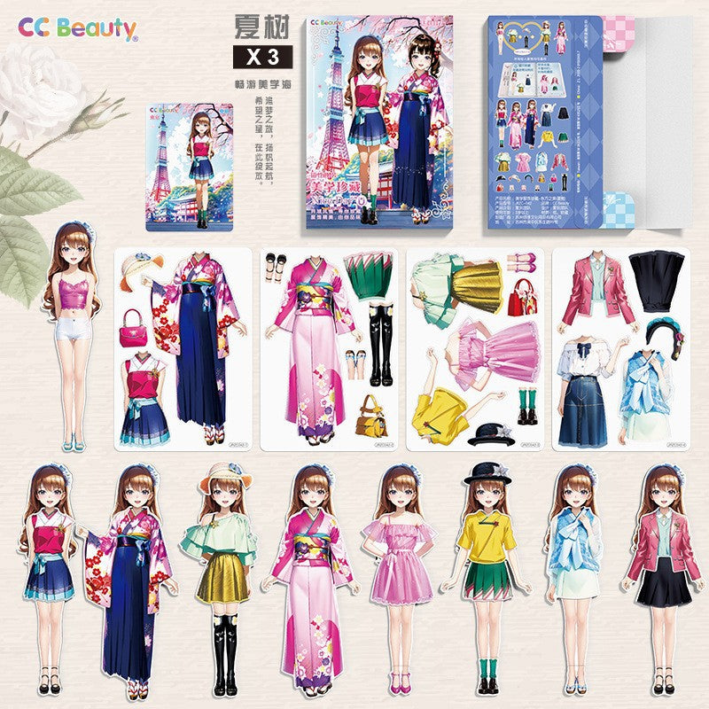 Princess Dress-up Magnetic Stickers for Toys