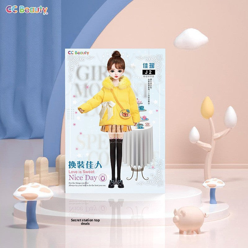 Princess Dress-up Magnetic Stickers for Toys