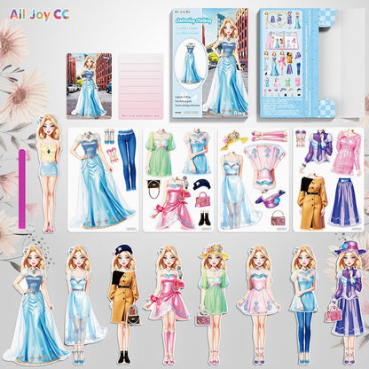 Princess Dress-up Magnetic Stickers for Toys